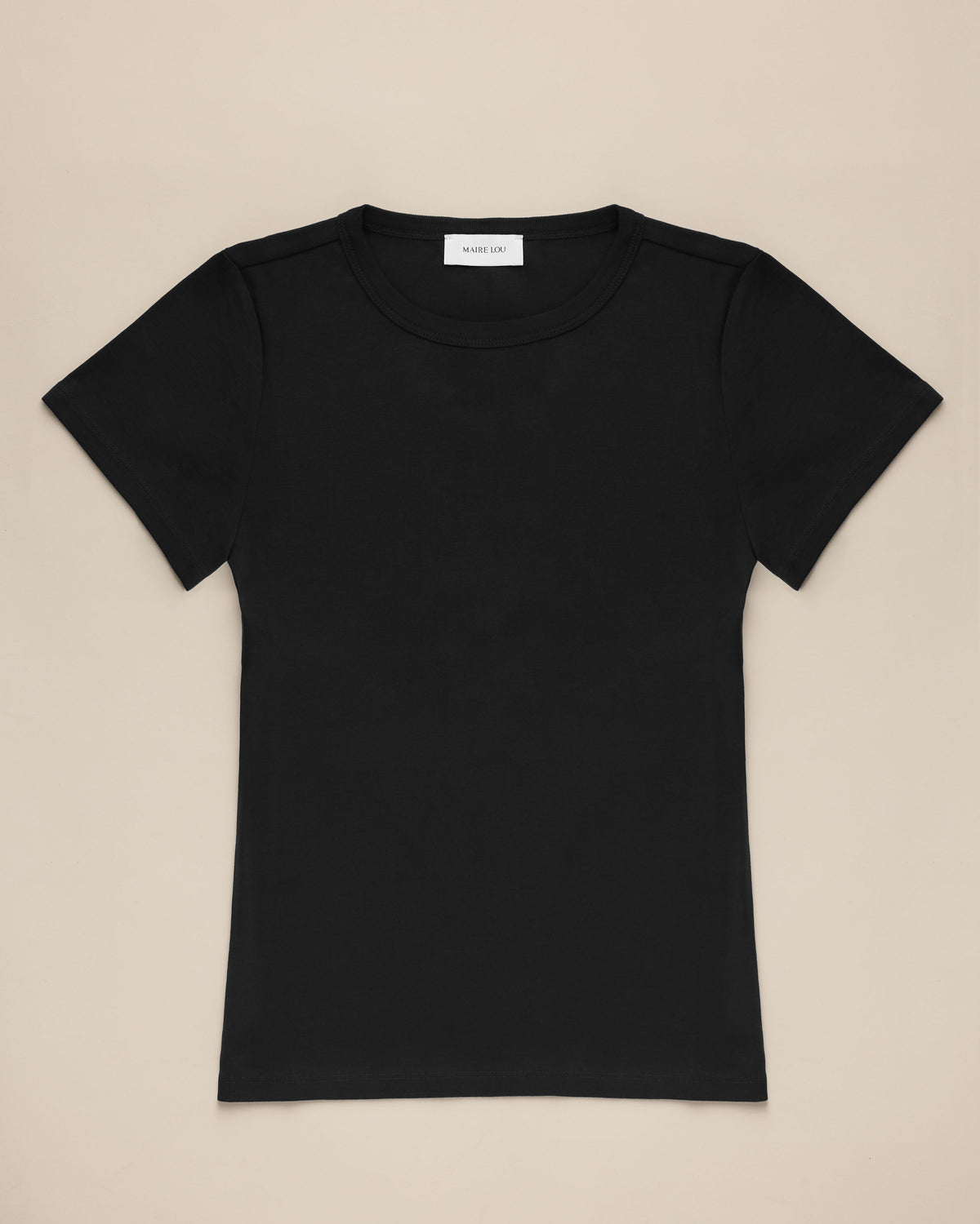 Black everyday classic tee